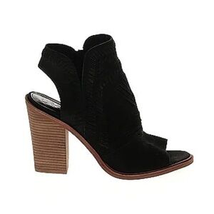 Vince Camuto Koral Black Women's Peep-Toe Heels